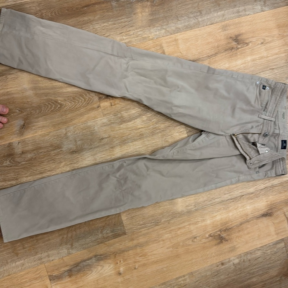 Ag by Adriano Goldschmied tan The Graduate tailored leg men's pants size 29 x 32